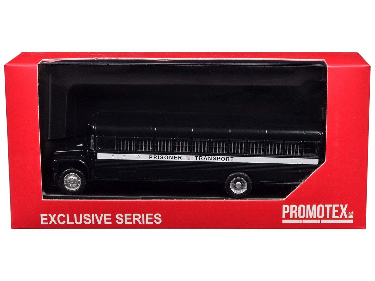 Bus Model | 1/87 HO Scale | Black Prisoner Transport | Plastic Detail Kit