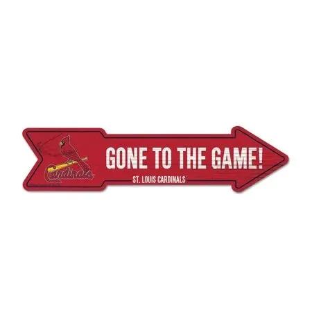 St. Louis Cardinals Sign 6x24 Wood Arrow