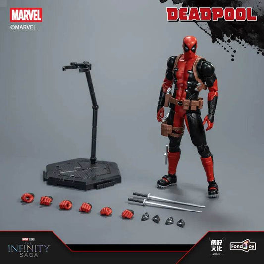 1/12 Original Fondjoy Deadpool and Wolverine ABS Action Figure Model Manga Version Joint Movable Figurine Collection Kids Gift Toy - ToylandEU