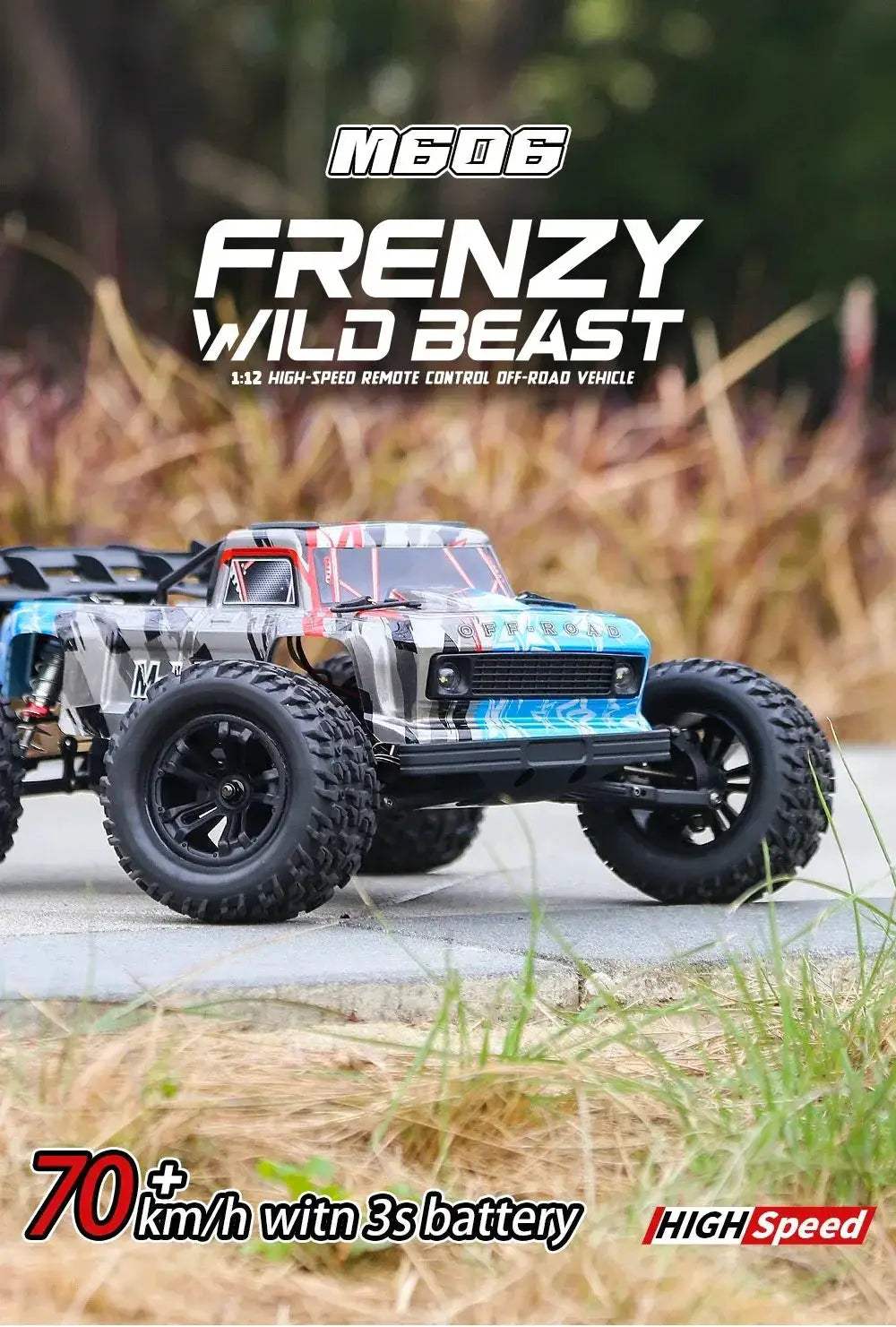 1:12 Scale Monster Truck RC Car Off-Road With Controller - ToylandEU
