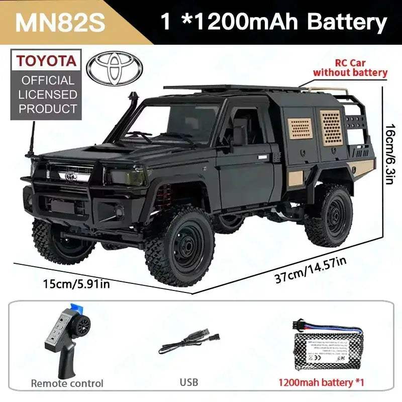 1/12 Scale RC Car 4WD Off Road Pickup Truck Climbing - ToylandEU