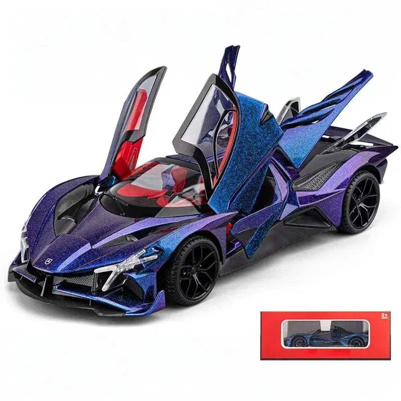 1:18 Diecast Apollo Project EVO Supercar Sound And Light Model For Collectors - ToylandEU