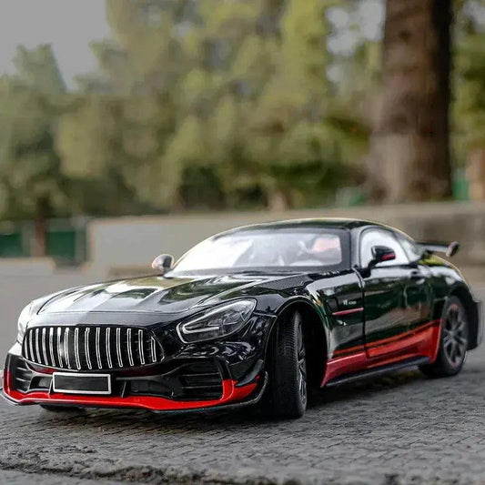 1:18 Diecast Metal Mercedes GTR Model Car Sound Light - ToylandEU™