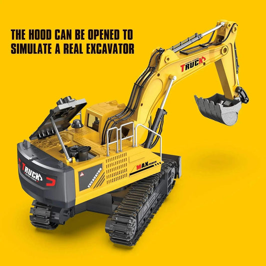 1/18 RC Truck Excavator Toy for Kids Birthday Gift - ToylandEU™