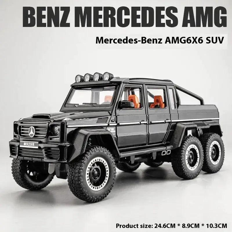 1:20 Diecast Alloy Mercedes AMG G63 6x6 Sound Light - ToylandEU™