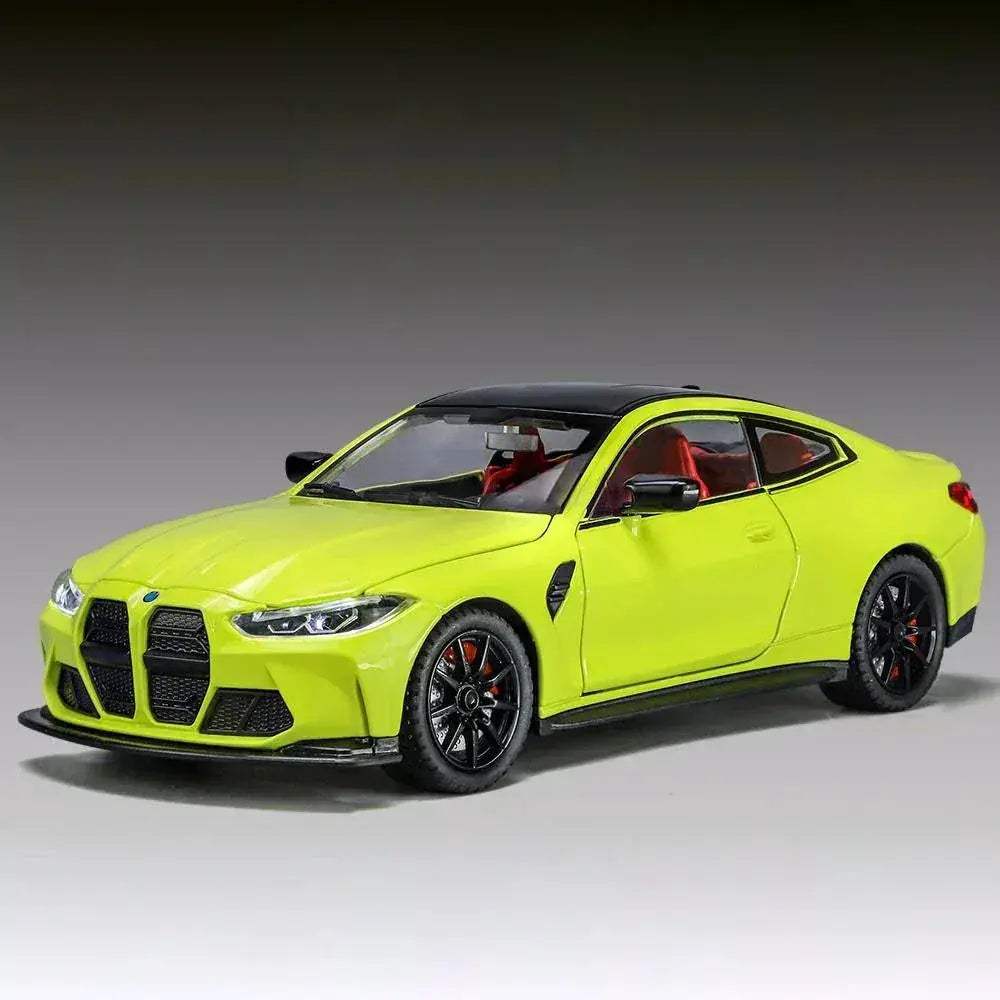 1:24 BMW M4 Alloy Diecast Model Car With Sound Light - ToylandEU™