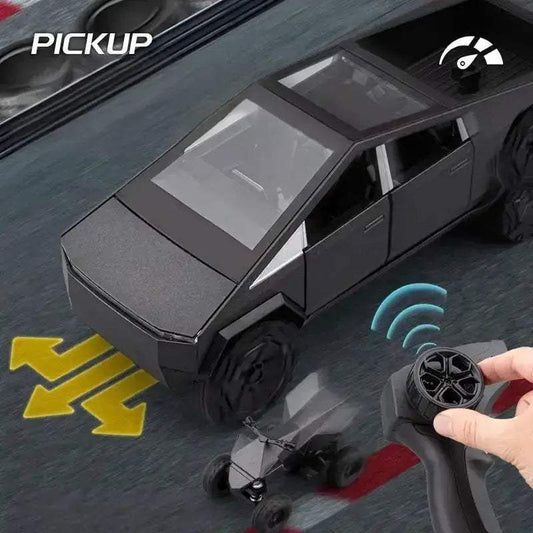 1:24 Cybertruck RC Car Off Road Alloy Diecast Sound And Light Remote Control - ToylandEU