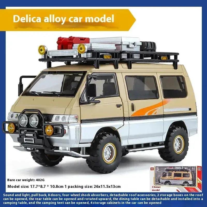 1 24 Diecast Alloy Mitsubishi Delica Four Wheel Drive - ToylandEU™