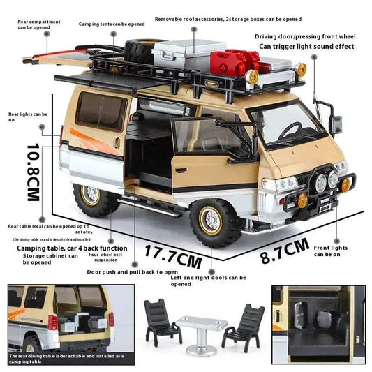 1 24 Diecast Alloy Mitsubishi Delica Four Wheel Drive - ToylandEU™