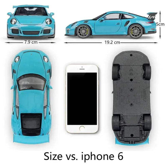 1:24 Diecast Porsche 911 GT3 RS Model Car Premium Metal - ToylandEU