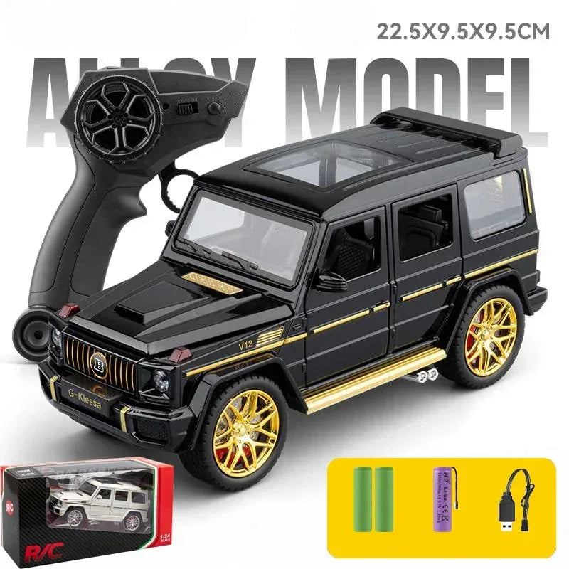 1 24 G63 RC Car Off Road SUV Alloy Diecast With Sound And Light Remote - ToylandEU