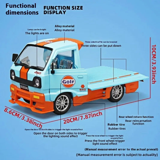 1:24 Scale Alloy Diecast Off Road Transport Truck With Sound And Light - ToylandEU