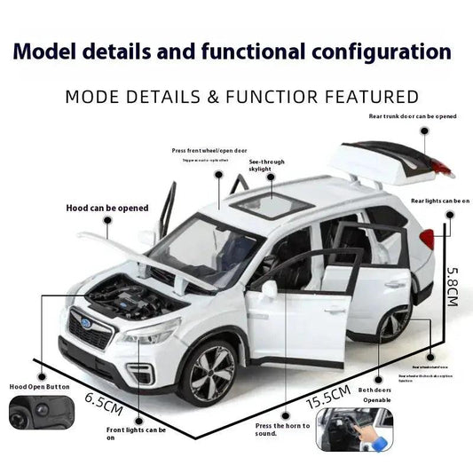 1 30 Scale Alloy Diecast Subaru Forester Sound Light - ToylandEU™