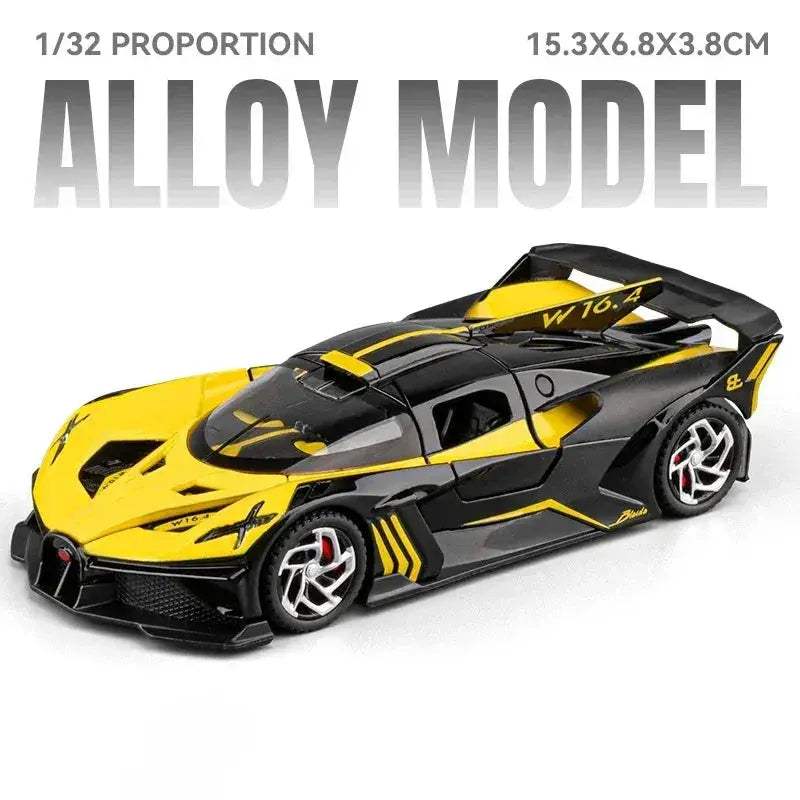 1:32 Bolide Alloy Diecast Sports Car With Sound And Light - ToylandEU