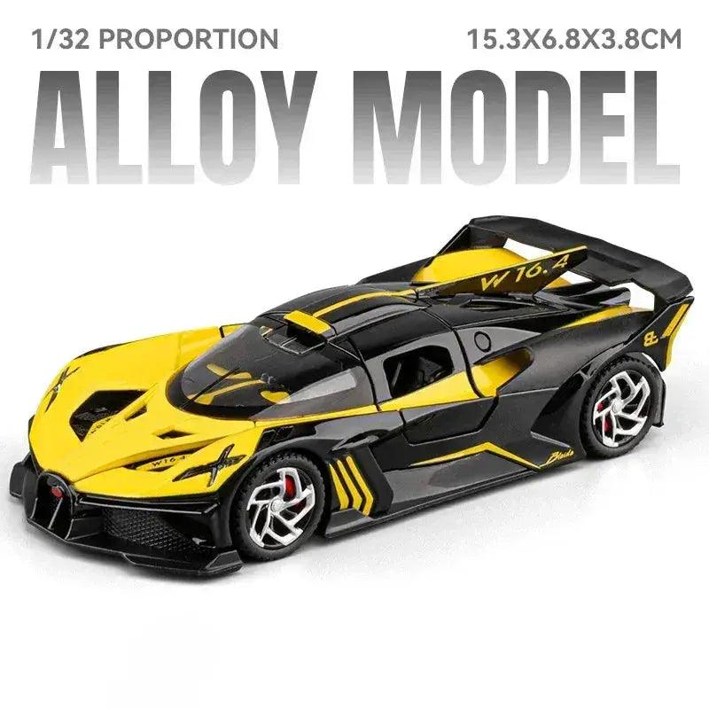 1:32 Diecast Metal Car Model With Sound Light - ToylandEU™