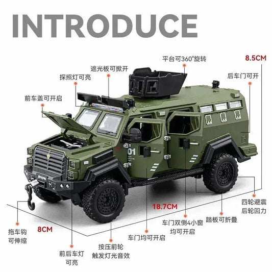1:32 Ford F-550 Diecast 4x4 Off-Road Sound Pullback - ToylandEU™