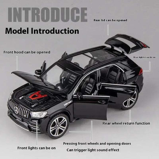 1 32 Scale Metal Diecast Mercedes GLE 63s Pull Back - ToylandEU™