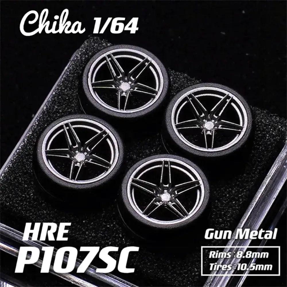 1/64 Diecast Wheels Realistic Rubber Tires For MiniGT - ToylandEU™