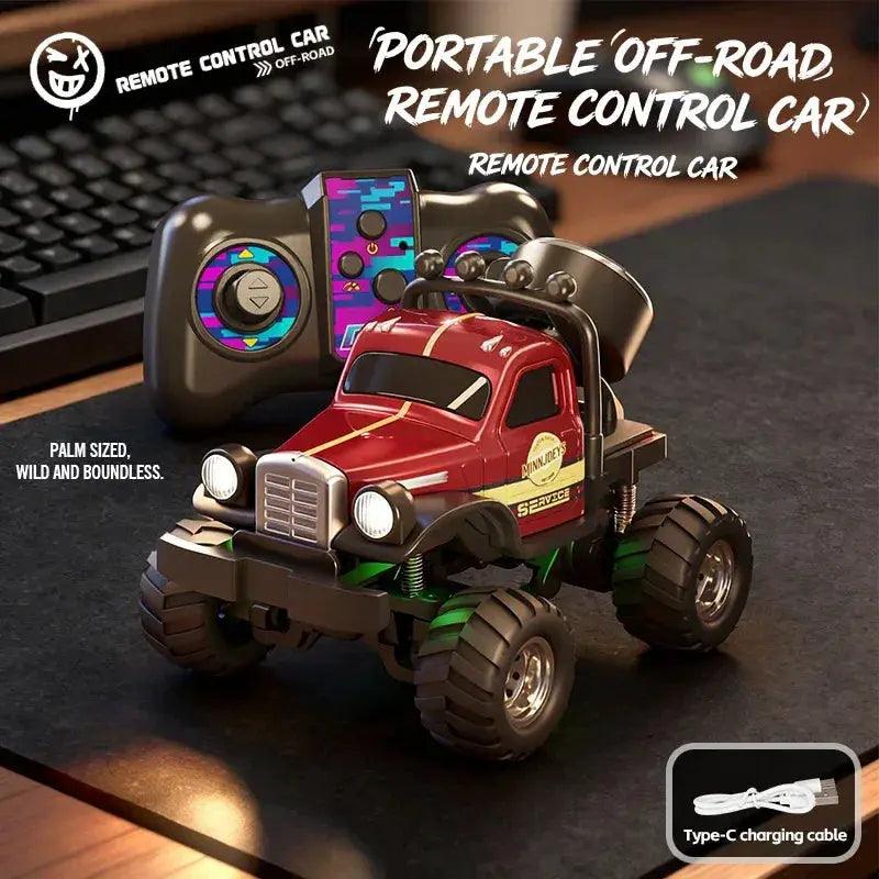 1 64 Scale 4WD RC Monster Truck Off Road Compact Desktop - ToylandEU™
