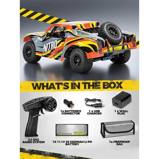 1/8 Scale 4WD Brushless Electric RC Monster Truck 40MPH