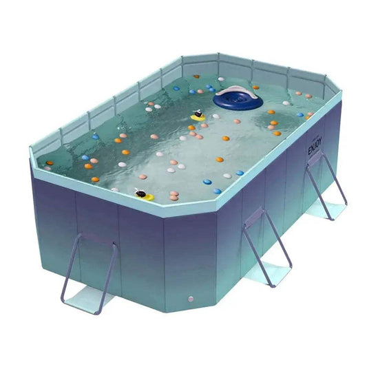 1.8m 2.1m 2.6m 3m PVC Swimming Pool Foldable For Family - ToylandEU