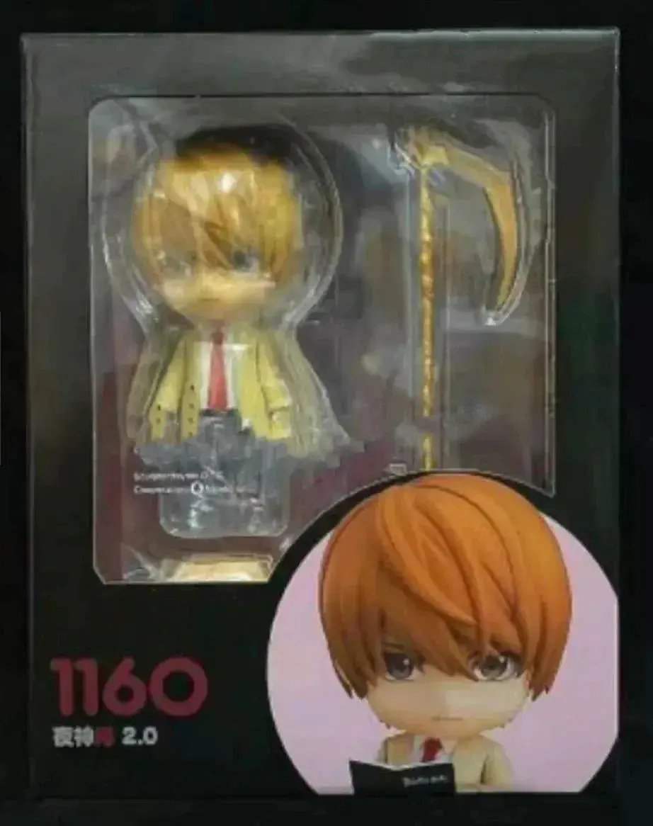 10 CM Death Note L and Yagami Light Anime Figurines, Kawaii Cute Chibi Action Figures PVC Toys Collection - ToylandEU