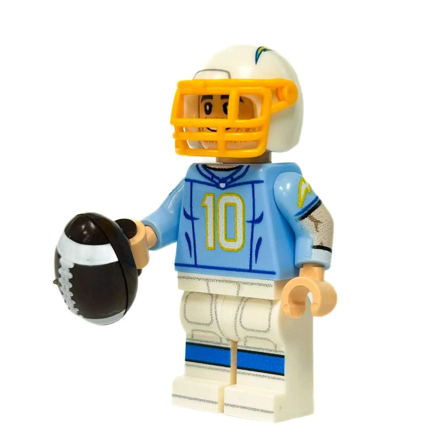 LEGO Minifig Quarterback UV Printed With Custom Helmet - ToylandEU