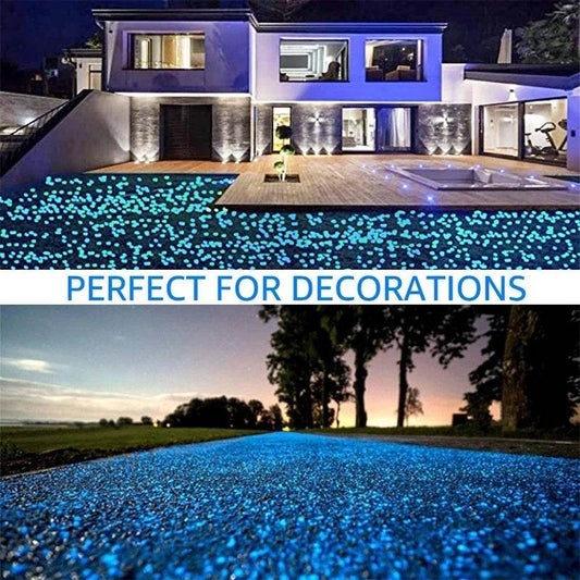 1000pcs Luminous Sand Glow In Dark Pebbles For Home Garden - ToylandEU