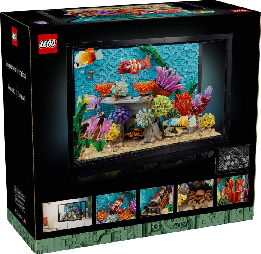 LEGO® Icons Tropical Aquarium Building Set | 4,154 Pieces | Ages 18+