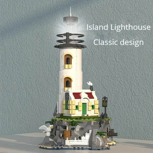 1092PCS Electric Lighthouse Building Blocks Kids Toys Gifts - ToylandEU