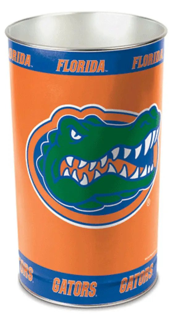 Florida Gators Wastebasket 15 Inch - Periodic Restock