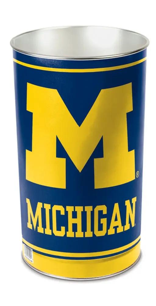 Michigan Wolverines Wastebasket 15 Inch - Periodic Restock