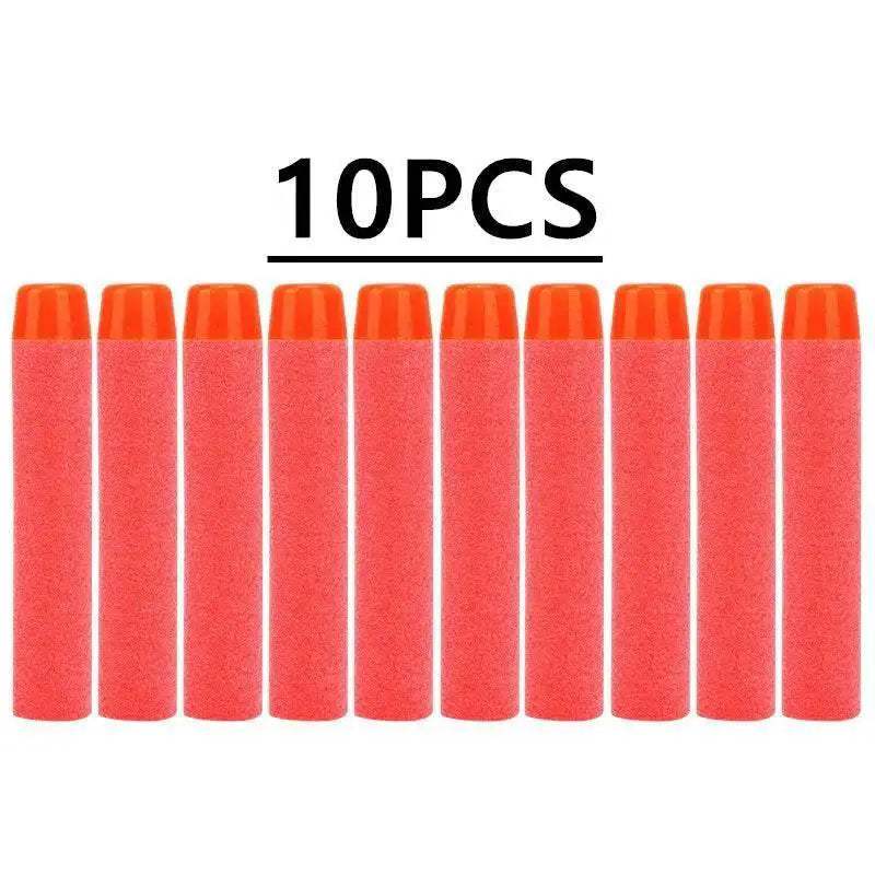 10PCS Solid Round Head Bullets 7.2cm for Nerf Blasters - ToylandEU