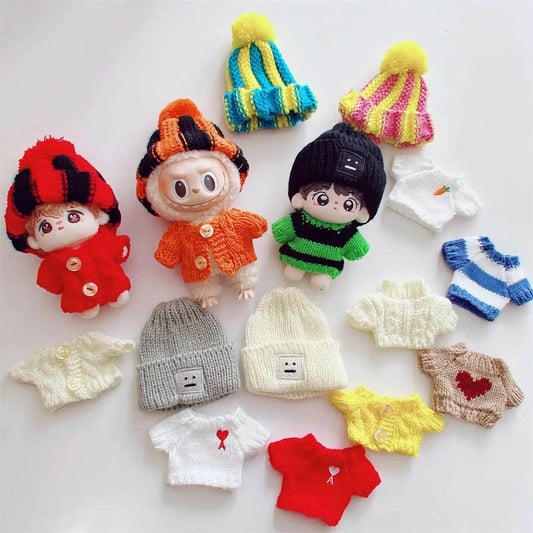 10cm Cute Mini Plush Doll Clothes Outfit Accessories DIY Gift - ToylandEU