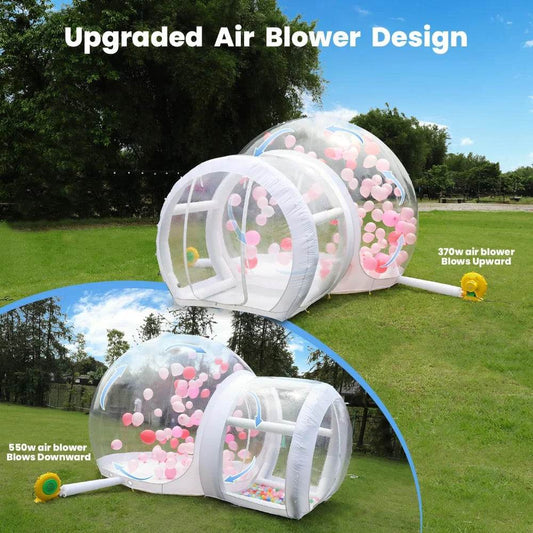 10ft Inflatable Bubble House with Upgraded Double Air Tube - ToylandEU