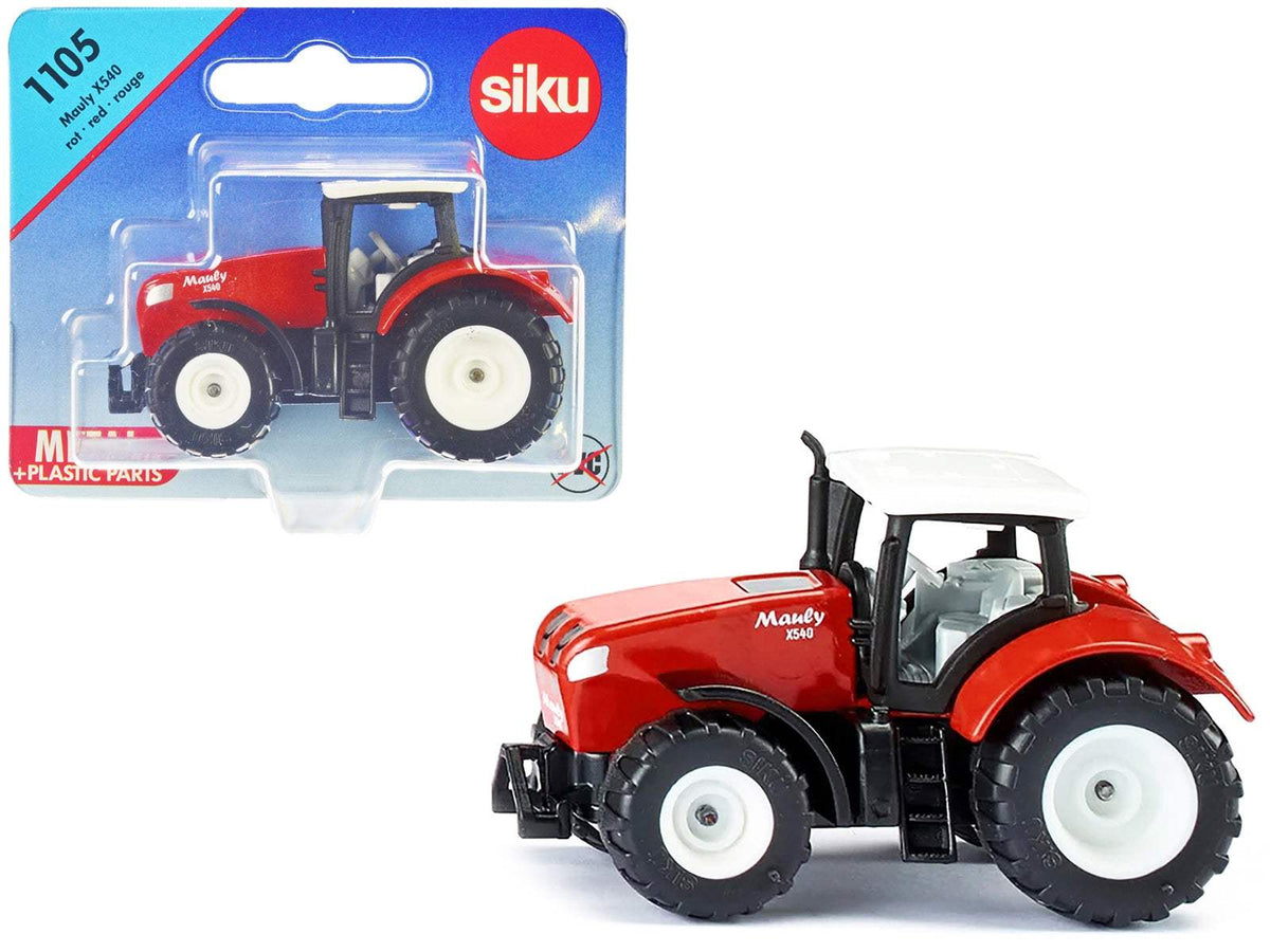 Diecast Tractor | Red White Trim | Real Rubber Wheels | Collector Edition
