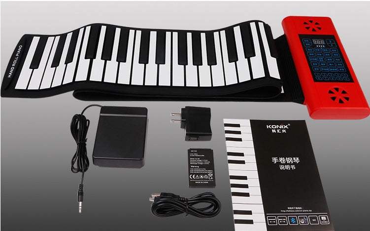 Roll Up Piano 88 Keys | Rechargeable, Portable