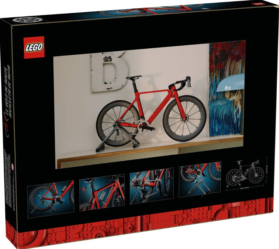 LEGO® Icons Road Bike Building Set | 1015 Pieces | Ages 18+ Adults