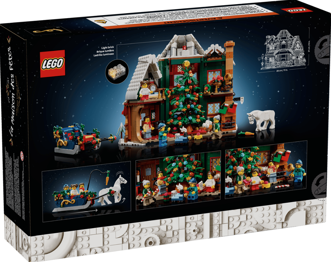 LEGO® Icons Holiday House | 1,354 Pieces | Ages 18+
