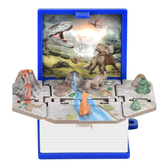 3D Dinosaur Pop-Up Book Keychain Toy | Plastic | Ages 4-6