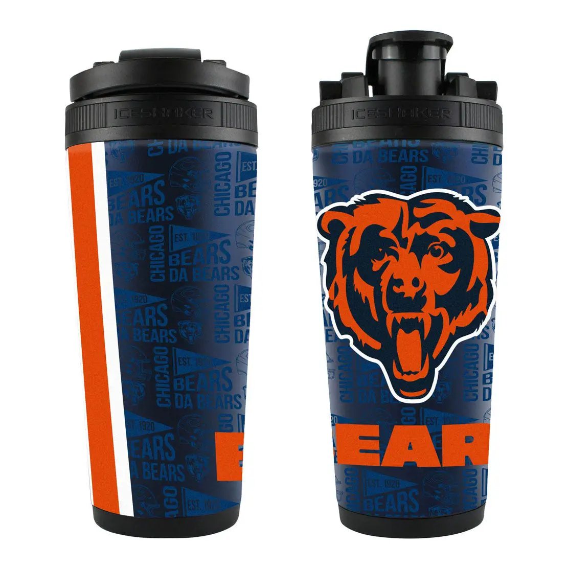 Chicago Bears Ice Shaker 26oz Stainless Steel