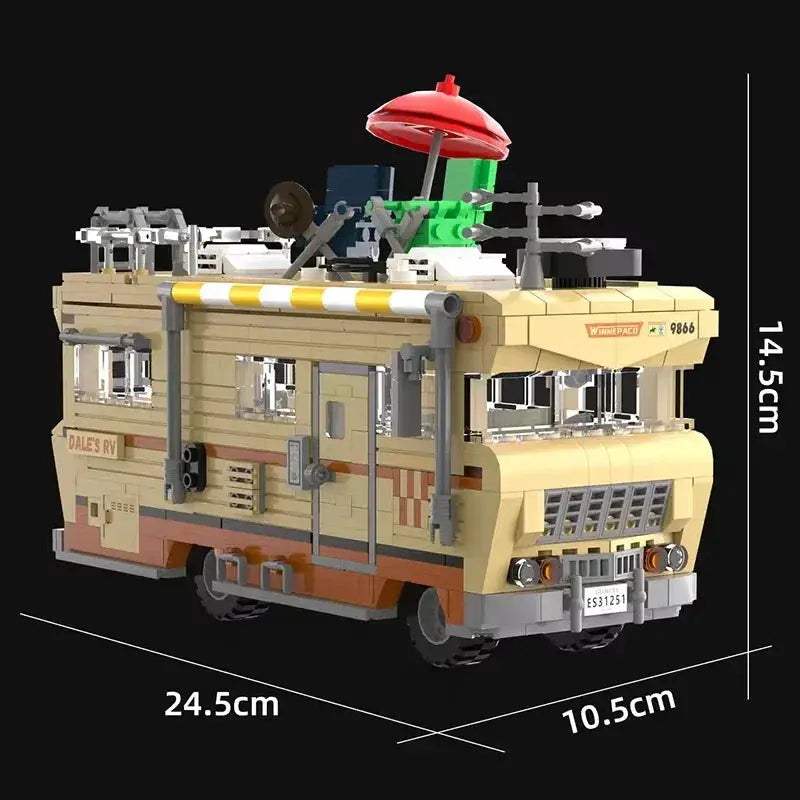 1288Piece Camper Van Building Blocks Set For Creative DIY Projects - ToylandEU