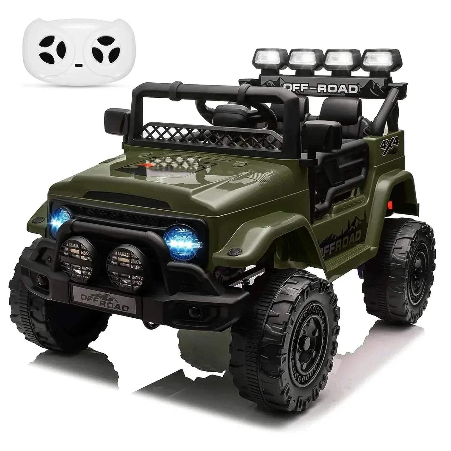 12V Kids Ride On Truck With Remote Control LED Lights - ToylandEU™