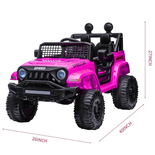 12V Ride On Car for Kids with Bluetooth and Remote Control - ToylandEU