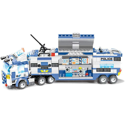 Building Blocks Set | 8 In 1 Robot Car | 762 Pieces City Police | Ages 6 Plus