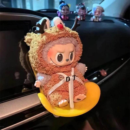 15-17cm Doll Seat Labubu Safety Seat Aromatherapy Car Decor - ToylandEU