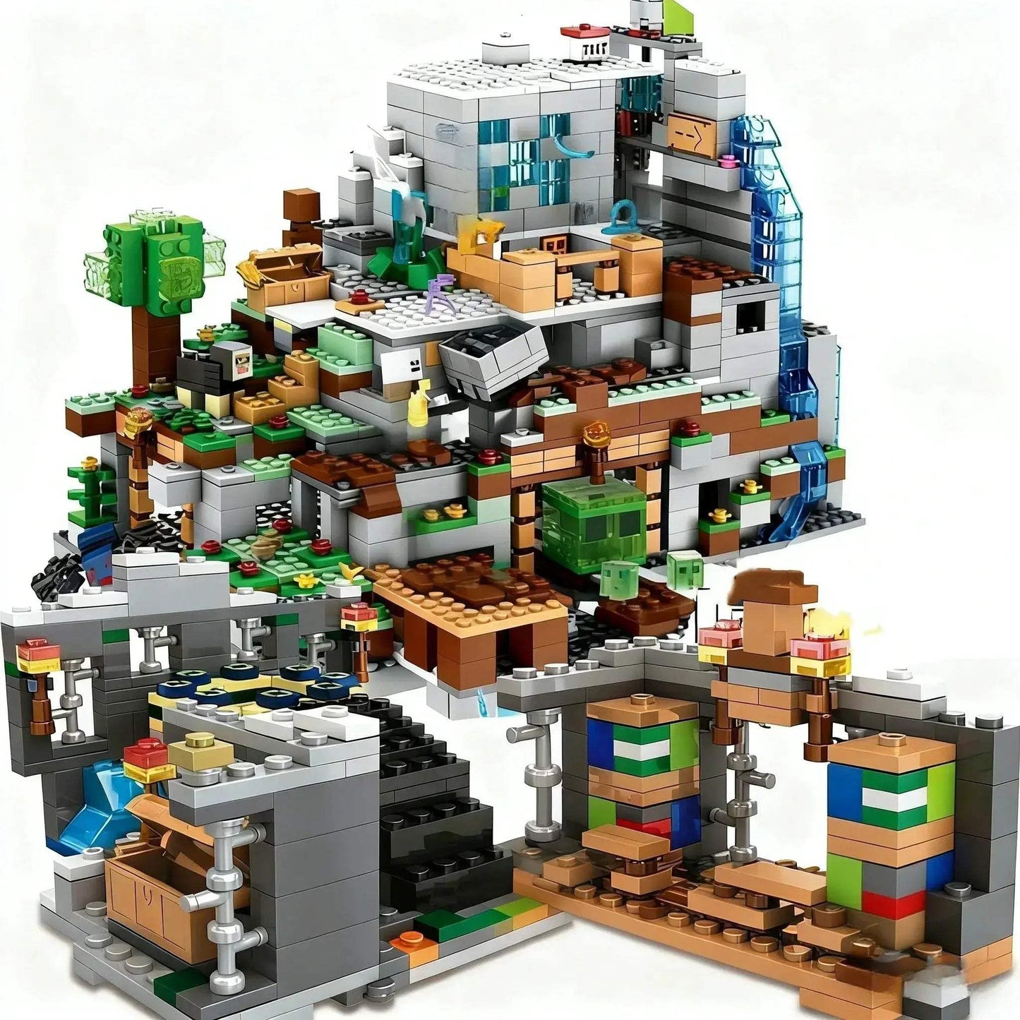 1500-Piece Cave Portal Building Blocks For Decor Display Gift - ToylandEU