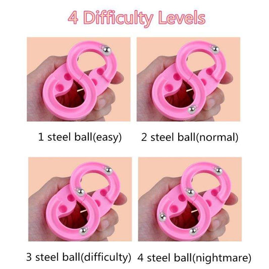 Steel Ball Game | Anti Stress Fidget | Interactive Puzzle | Desk Toy