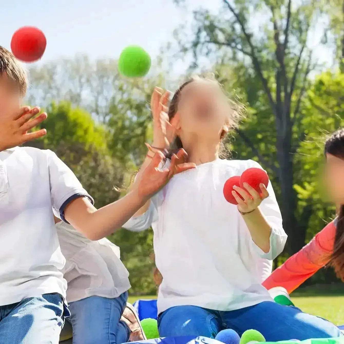 15PCS Reusable Colorful Sponge Water Balls Splash Balloons for Kids and Adults Summer Water Pool Toys - ToylandEU