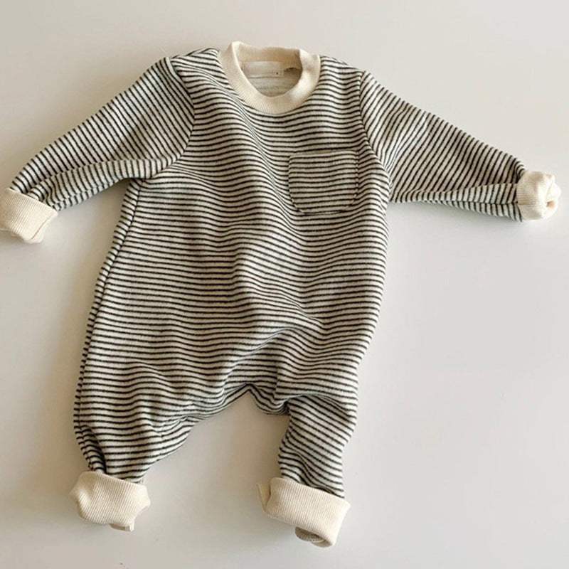 Baby Striped Outdoor Jumpsuit | Cotton | Baby & Children's One-Pieces